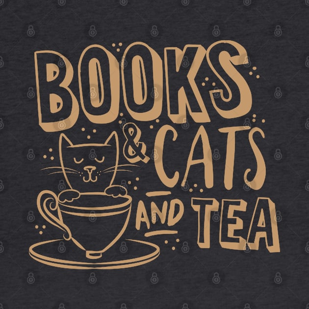 Books and cats and tea by jazzydevil